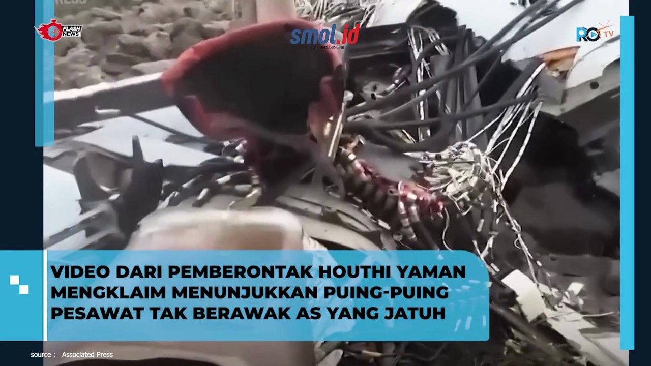 Drone US Ditembak Jatuh Oleh Houthi di Yaman