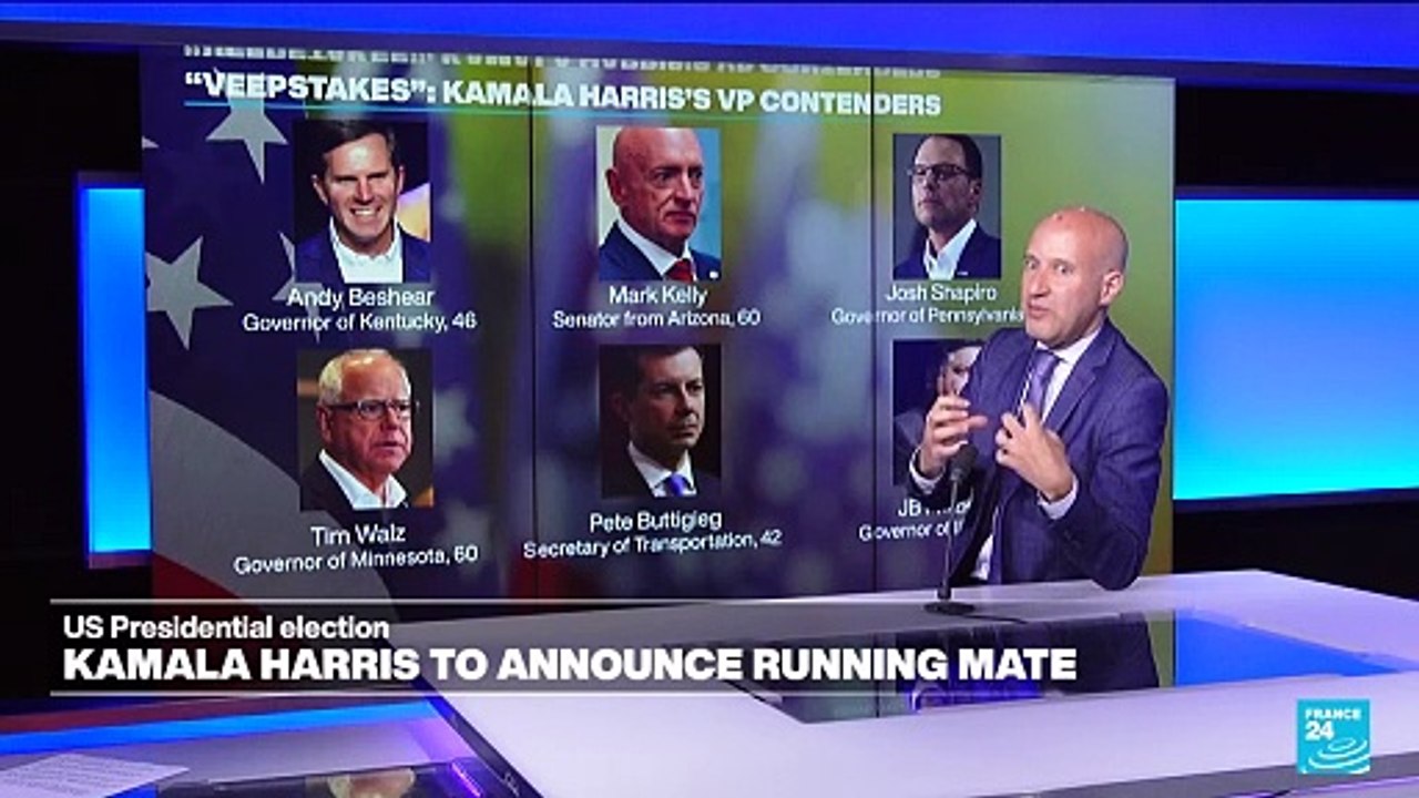 Kamala Harris to announce running mate in US presidential election