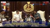 KSAL Laksamana TNI Muhammad Ali Terima Kunjungan Panglima Armada ke-7 Angkatan Laut Amerika Serikat Vice Admiral Fred Kacher