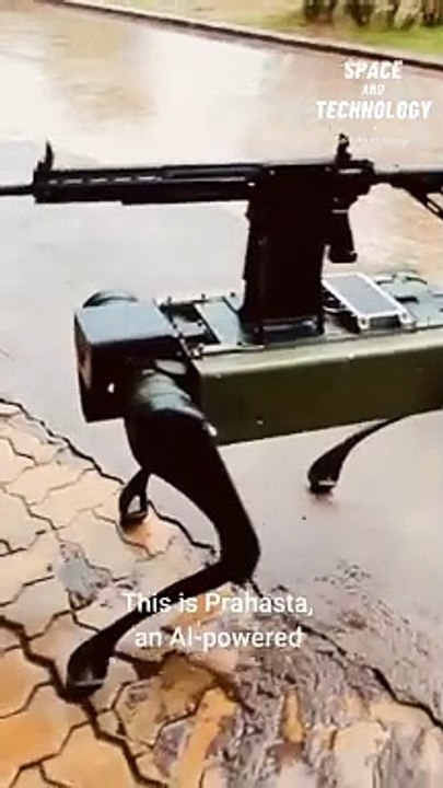 An Indian Startup Has Mounted a Gun on a Robot Dog