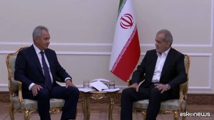 Russia-Iran, Shoigu incontra il presidente iraniano a Teheran