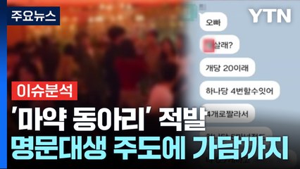 [이슈플러스] 동아리 결성해 마약 유통·투약한 대학생들 무더기 적발 / YTN