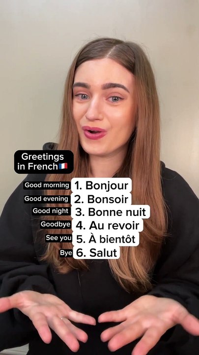 Greetings in French