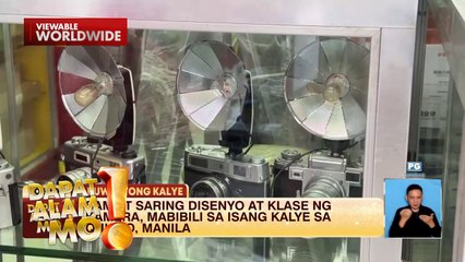 Samu't saring disenyo at klase ng camera sa Hidalgo street, silipin | Dapat Alam Mo!