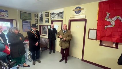 Watch as Lieutenant Governor John Lorimer addresses crowds in Ramsey during an event to mark the 125th anniversary of the Manx Electric Railway's Laxey to Ramsey line