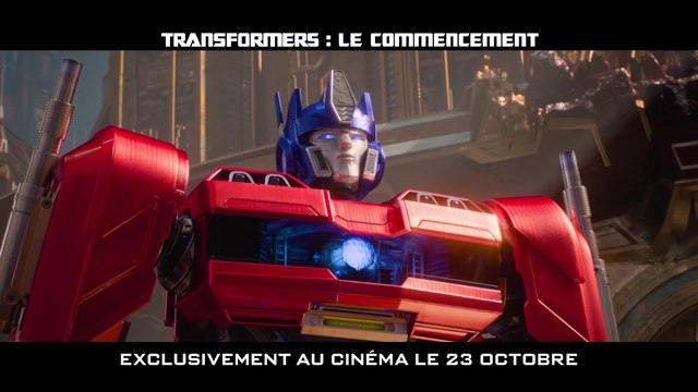 Transformers : Le Commencement - Bande-annonce VOST [Au cinéma le 23 octobre]