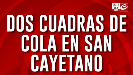 Víspera de San Cayetano: ya hay dos cuadras de cola para visitar el santuario