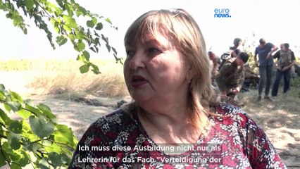 Widerstand in Charkiw: 400 Einwohner erhalten Ausbildung an der Waffe