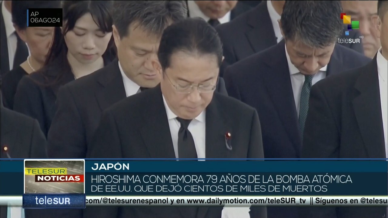 Hiroshima conmemora 79 años de la bomba atómica de EE.UU