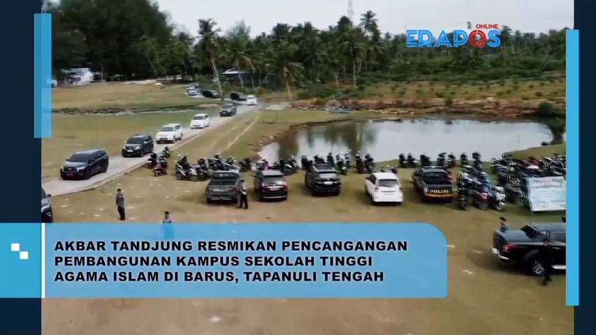 Akbar Tandjung Resmikan Pencangangan Pembangunan Kampus Sekolah Tinggi Agama Islam Di Barus,TapanuliTengah