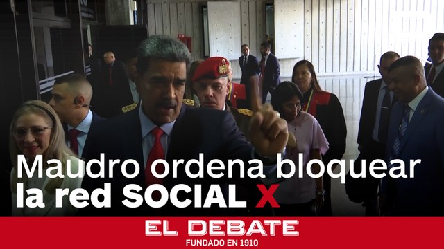 Maduro ordena bloquear durante diez días la red social X (Twitter) en Venezuela