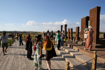 "Turistik Tatvan Treni" ile Bitlis'i keşfettiler