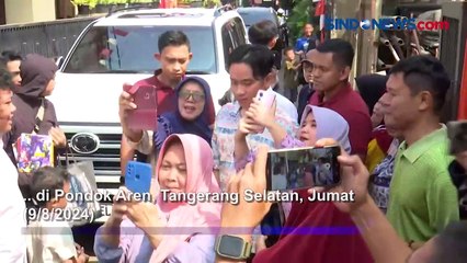 Momen Gibran Blusukan Bareng Marshel Widianto di Tangsel, Sinyal Dukungan?