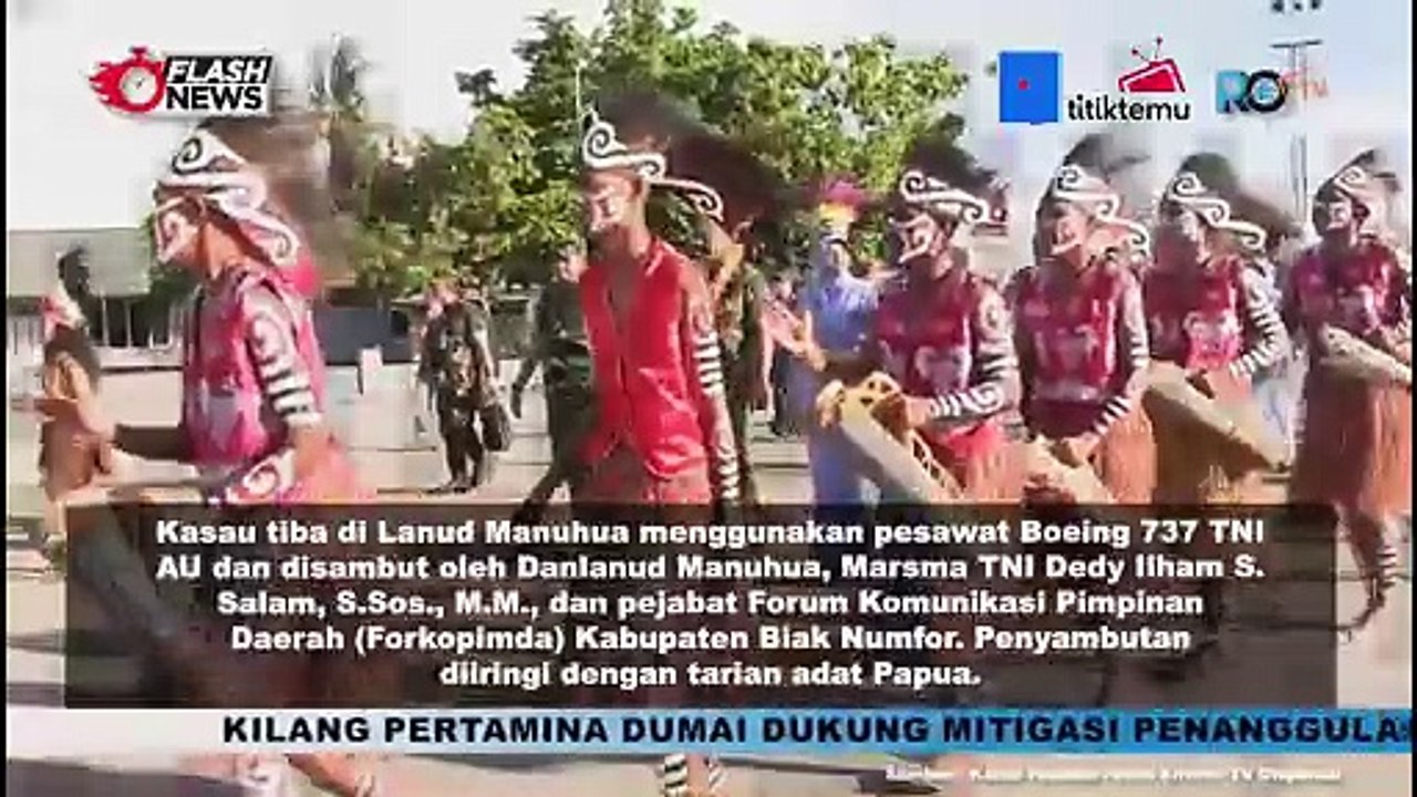 Kunjungan Kerja Ke Biak, KASAU Tinjau Kesiapan Satuan Lanud Manuhua