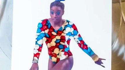 "I recreated Simone Biles' routine with 120 paper cut outs"