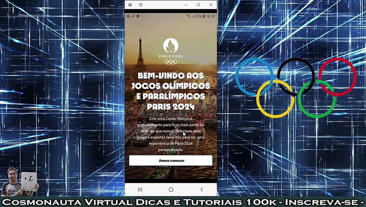 Aplicativo Oficial das Olimpíadas de Paris 2024