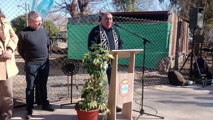Inauguración del apeadero ramal A1 Molinari del tren de las Sierras