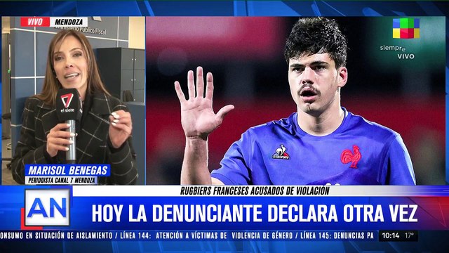 Rugbiers franceses acusados de violación: hoy la denunciante declara otra vez