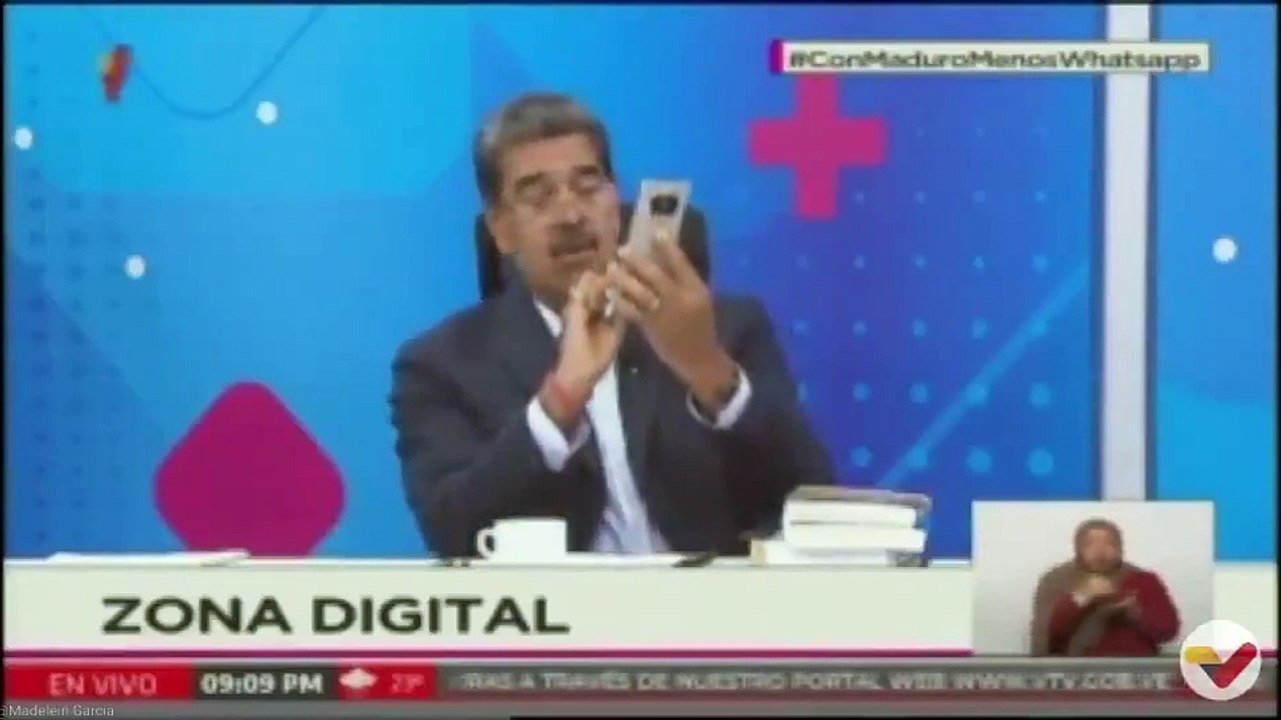 Maduro exige borrar WhatsApp