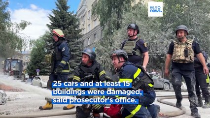 At least eight injured in rocket attack on Kharkiv clinic