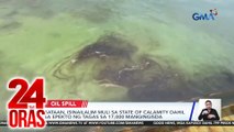 24 Oras: (Part 1) Lugar na nadagdag sa listahan ng nasa state of calamity dahil sa oil spill; Kumaunti nga ba ang text scams?; Immigration lookout bulletin order laban kay Roque at 11 iba pa; Inflation rate noong July, atbp.