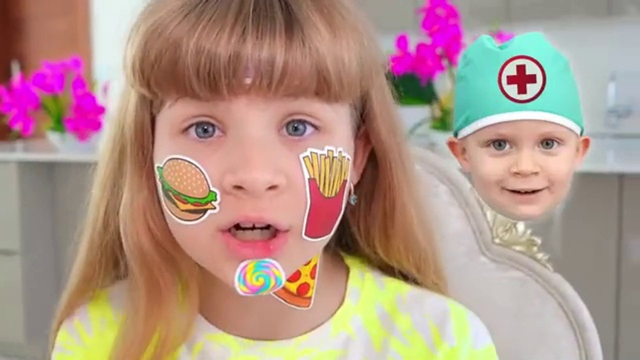 Roma & Diana Learn Good habits & Healthy Eating # coco tv # cartoon # trending