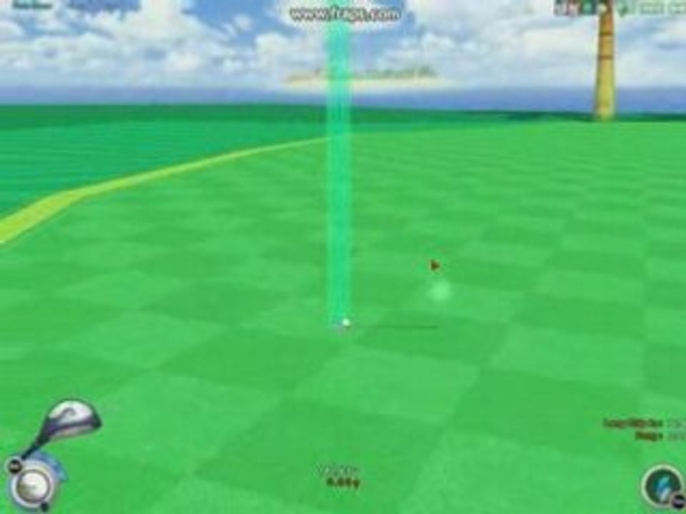 pangya flots bleus trou 9 chip in retro