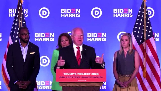 Kamala Harris escoge al gobernador de Minesota, Tim Walz, como su aspirante a vicepresidente