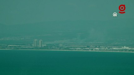 Lübnan Hizbullahı'nın, İsrail'in kuzeyindeki askeri üsse saldırısında iki kişi yaralandı