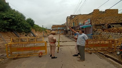 Watch Video: जैसलमेर दुर्ग के बुर्ज की दीवार ढही