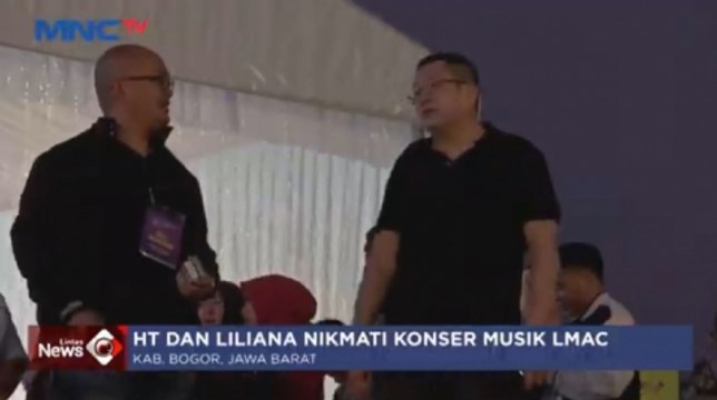 Hary Tanoesoedibjo dan Liliana Nikmati Konser LMAC