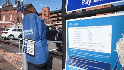 Ilegal car park operating off of Fold Street, Wolverhampton, next to the council one.