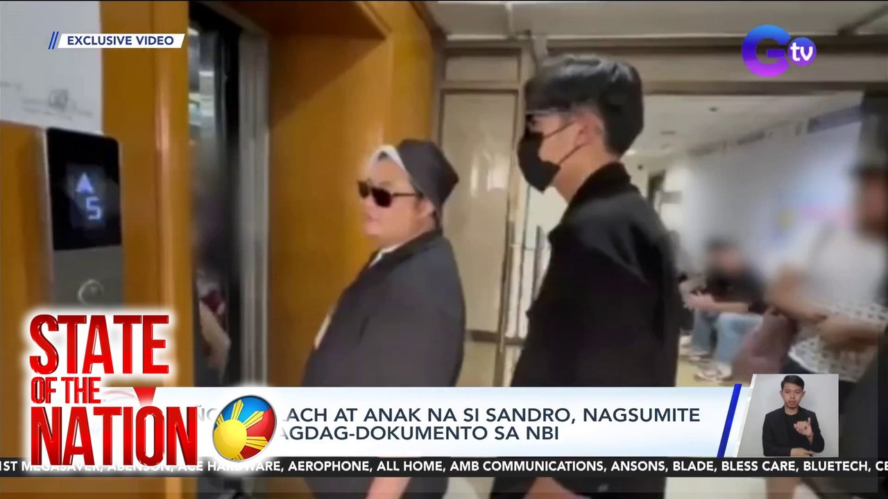 Niño Muhlach at anak na si Sandro, nagsumite ng mga dagdag-dokumento sa NBI | SONA