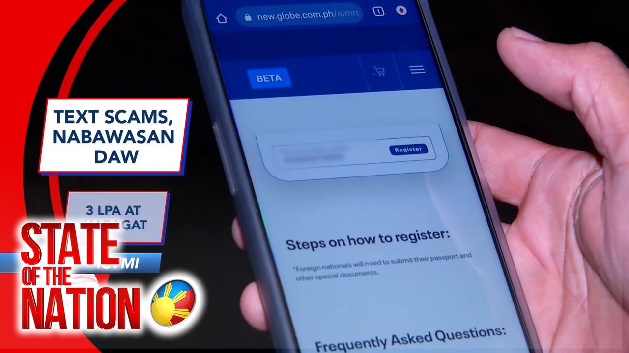 ICYMI - Text scams, nabawasan daw; Binawi ng Om...