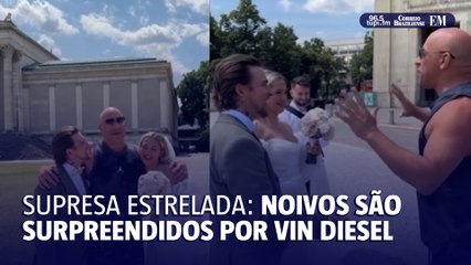 Vin Diesel surpreende noivos