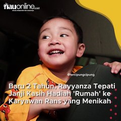 Baru 2 Tahun, Rayyanza Tepati Janji Kasih Hadiah 'Rumah' ke Karyawan Rans yang Menikah