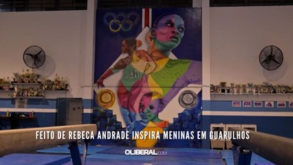Feito de Rebeca Andrade inspira meninas em Guarulhos