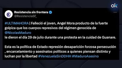 Muere un joven en Venezuela por una brutal paliza de la policía chavista en una protesta contra Maduro