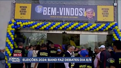 Eleições 2024: Band realiza primeiros debates no dia 8