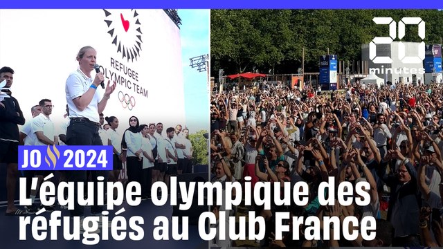 JO 2024 : L’équipe olympique des réfugiés célébrée au Club France