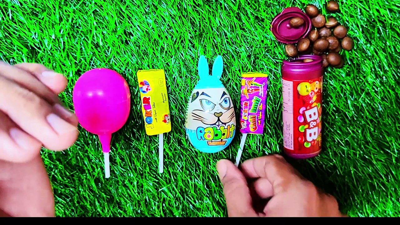 6Lollipops Unpacking Chupa ChupsBig Babol, Alpenliebe LollipASMRop, Watermelon Lollipop 