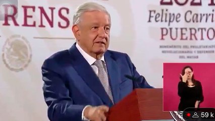 Descargar video: AMLO pide al 'Mayo' Zambada revelar los nombres de los nexos con funcionarios de México en la 'Mañanera'