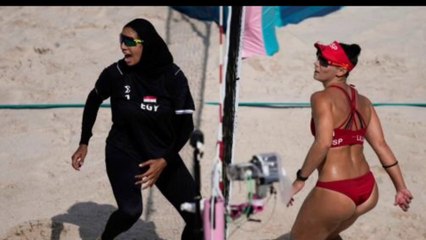 Egyptian women’s beach volleyball team slams French hijab ban after Olympic match
