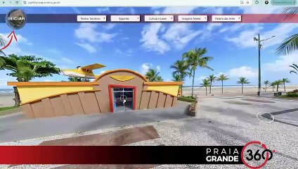 Praia Grande 360º: conheça as belezas da cidade em apenas um clique