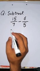 Subtracting Fractions with Unlike Denominators|  Fractions Grade 3 Math Students