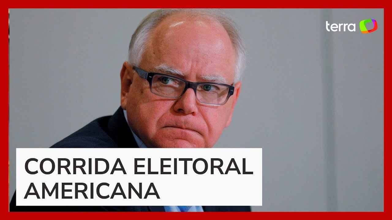 Kamala Harris escolhe o governador Tim Walz como vice nas eleições dos EUA