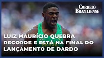 Luiz Maurício quebra recorde e está na final do lançamento de dardo