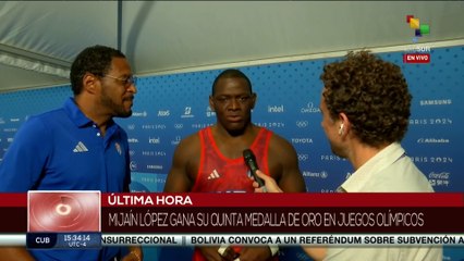 El cubano Mijaín López obtiene su quinta medalla en los juegos olímpicos