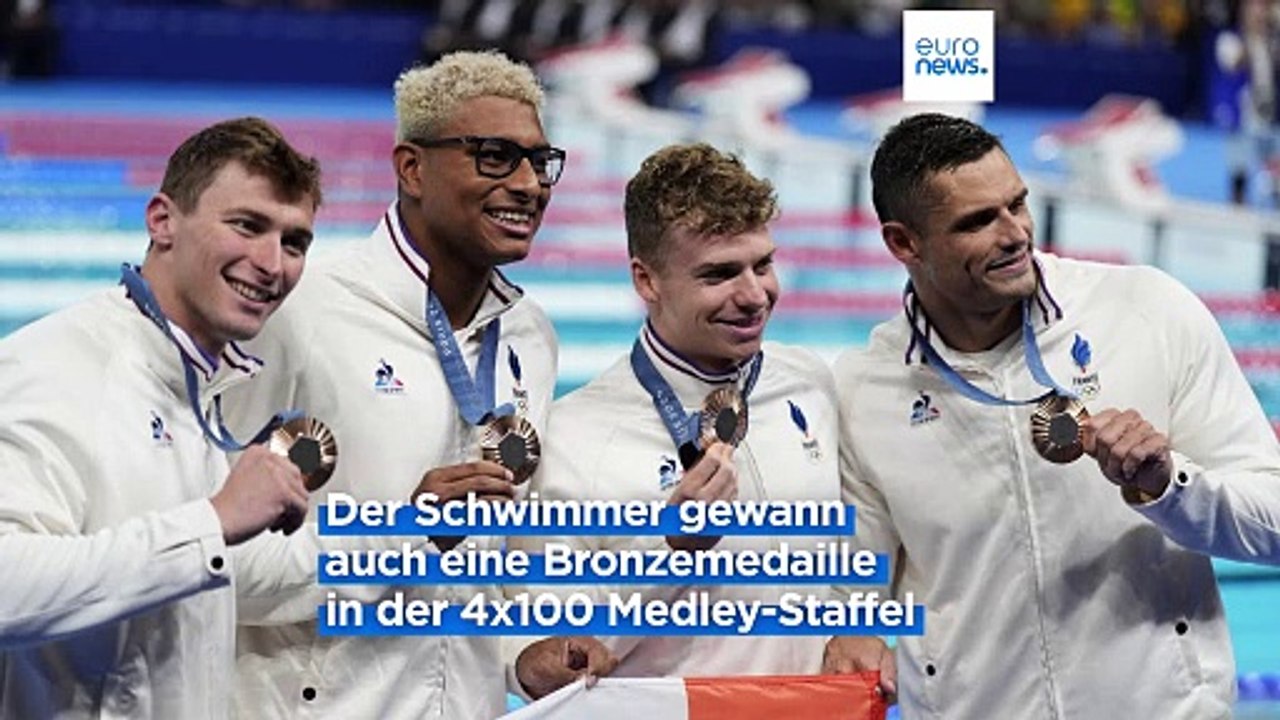 14 Rennen, 4 Goldmedaillen: Schwimmer Léon Marchand verrät sein Erfolgsrezept