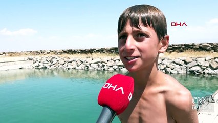 VİDEO HABER | Bu göle esmer giren sarışın çıkıyor